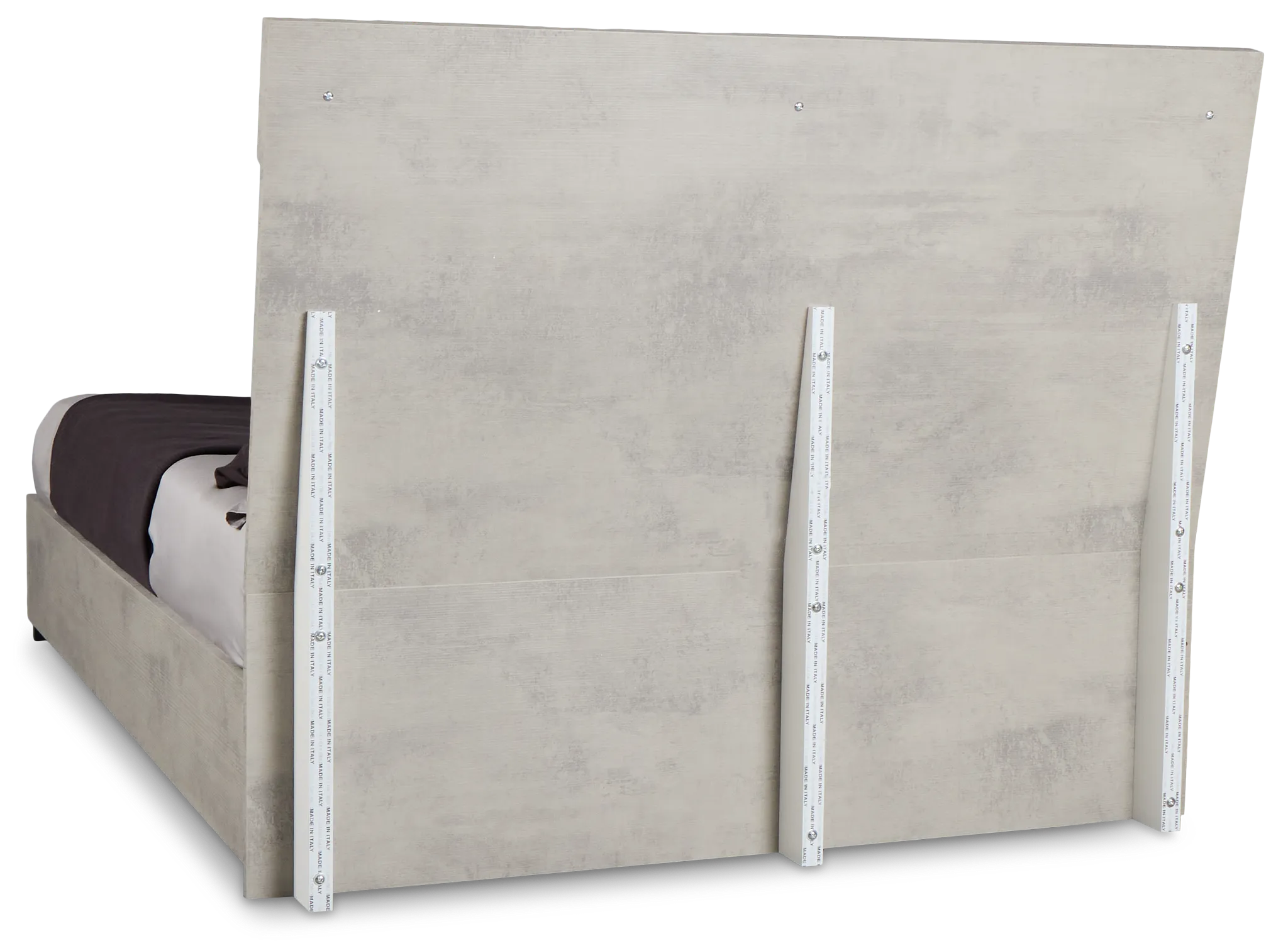 Pomona Gray Panel Bed