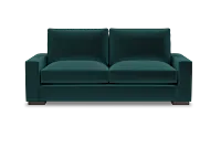 Edgewater Joya Teal 84" Sofa W/ 2 Cushions