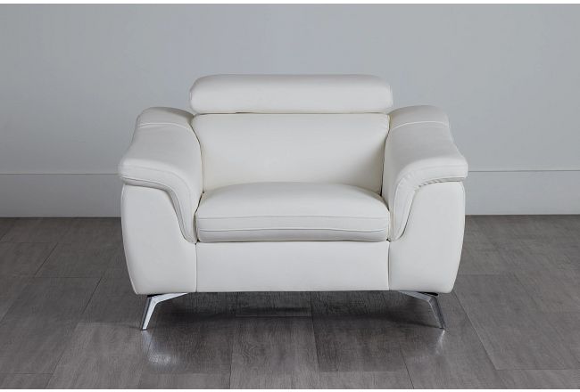 Gunner White Micro Chair