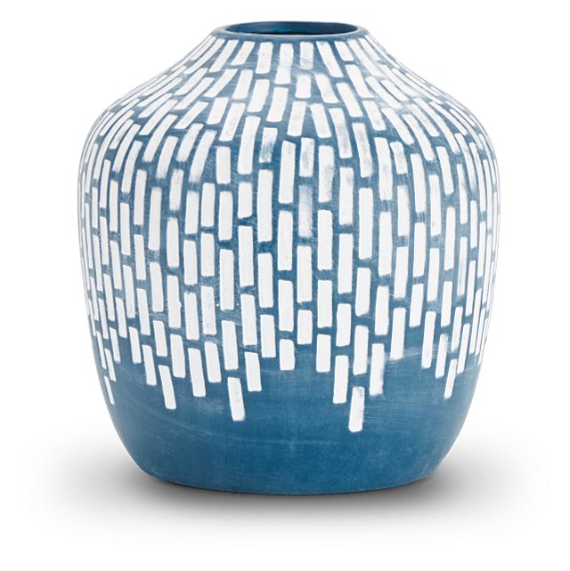 Zuma Dark Blue Medium Vase (1)