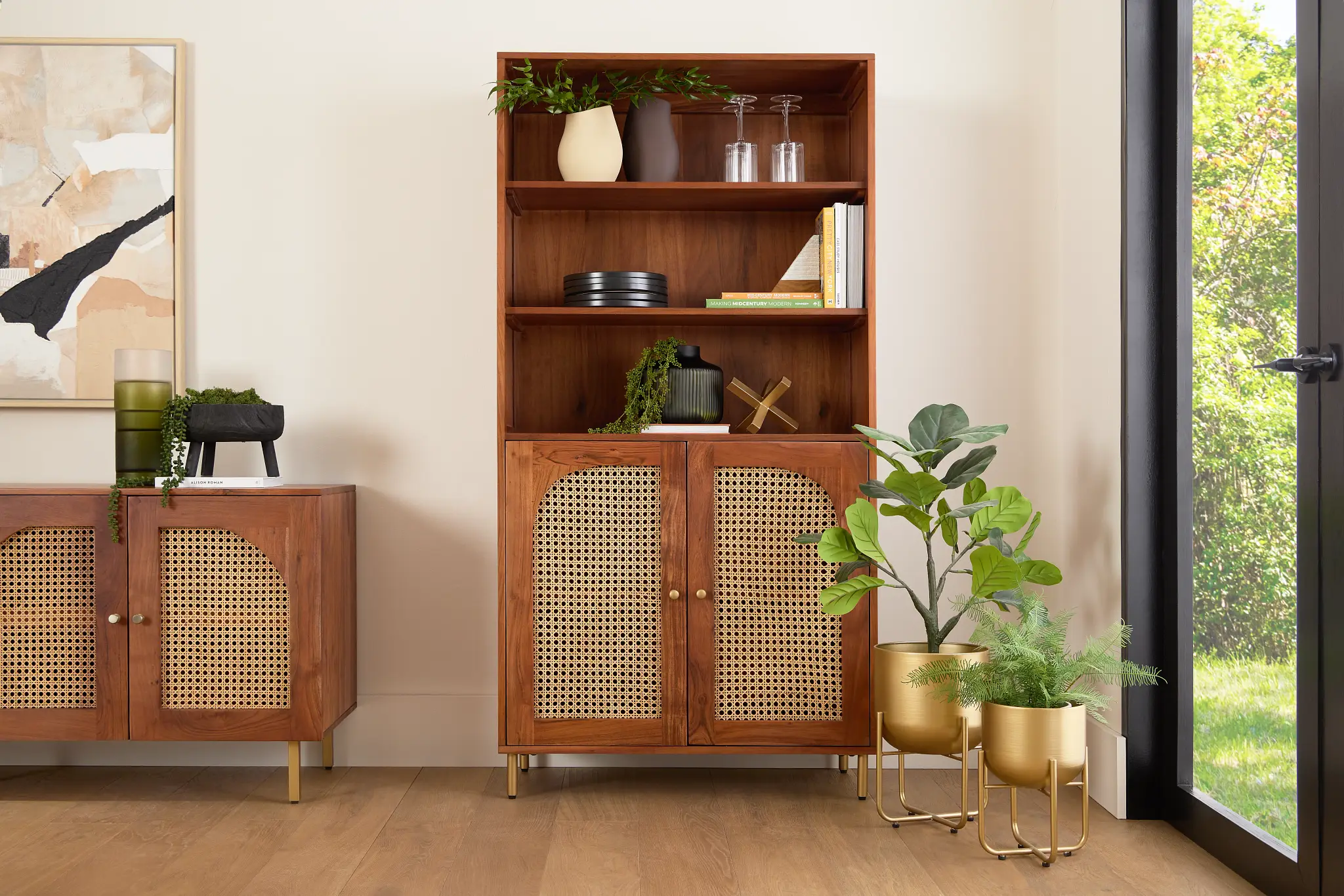 Strata Mid Tone Bookcase Strata Mid Tone Bookcase