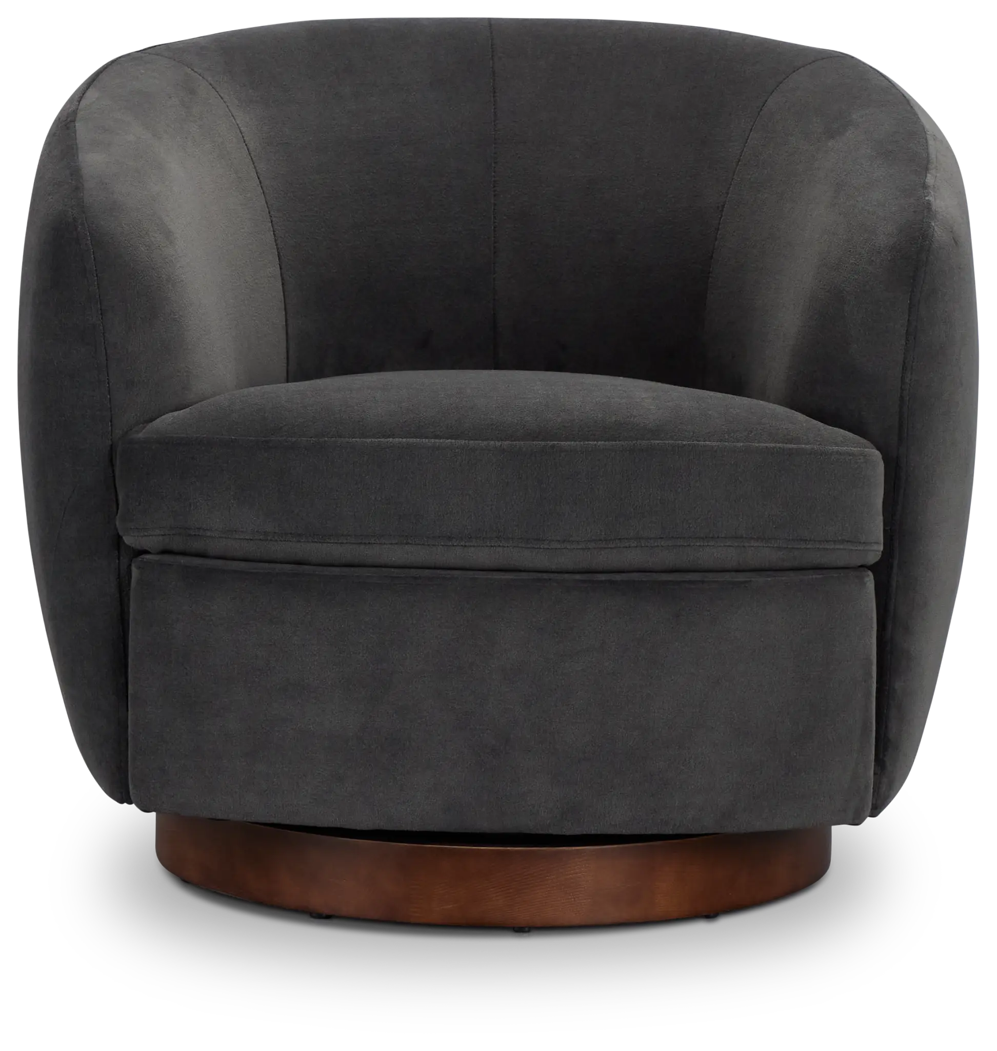 Hazel Dark Gray Velvet Swivel Accent Chair Hazel Dark Gray Velvet Swivel Accent Chair