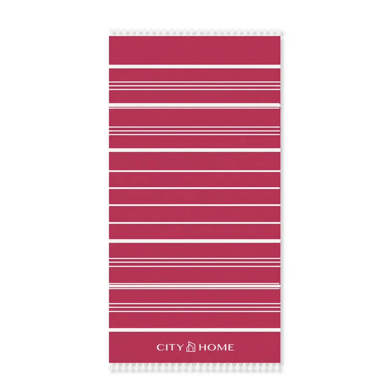 CITY HOME Red Beach Towel CITY HOME Red Beach Towel