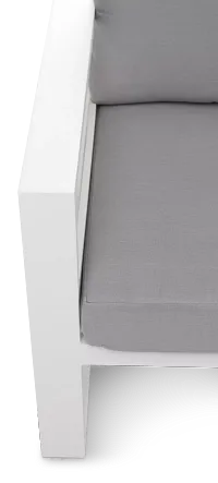 Lisbon Gray Aluminum Small Right Sectional