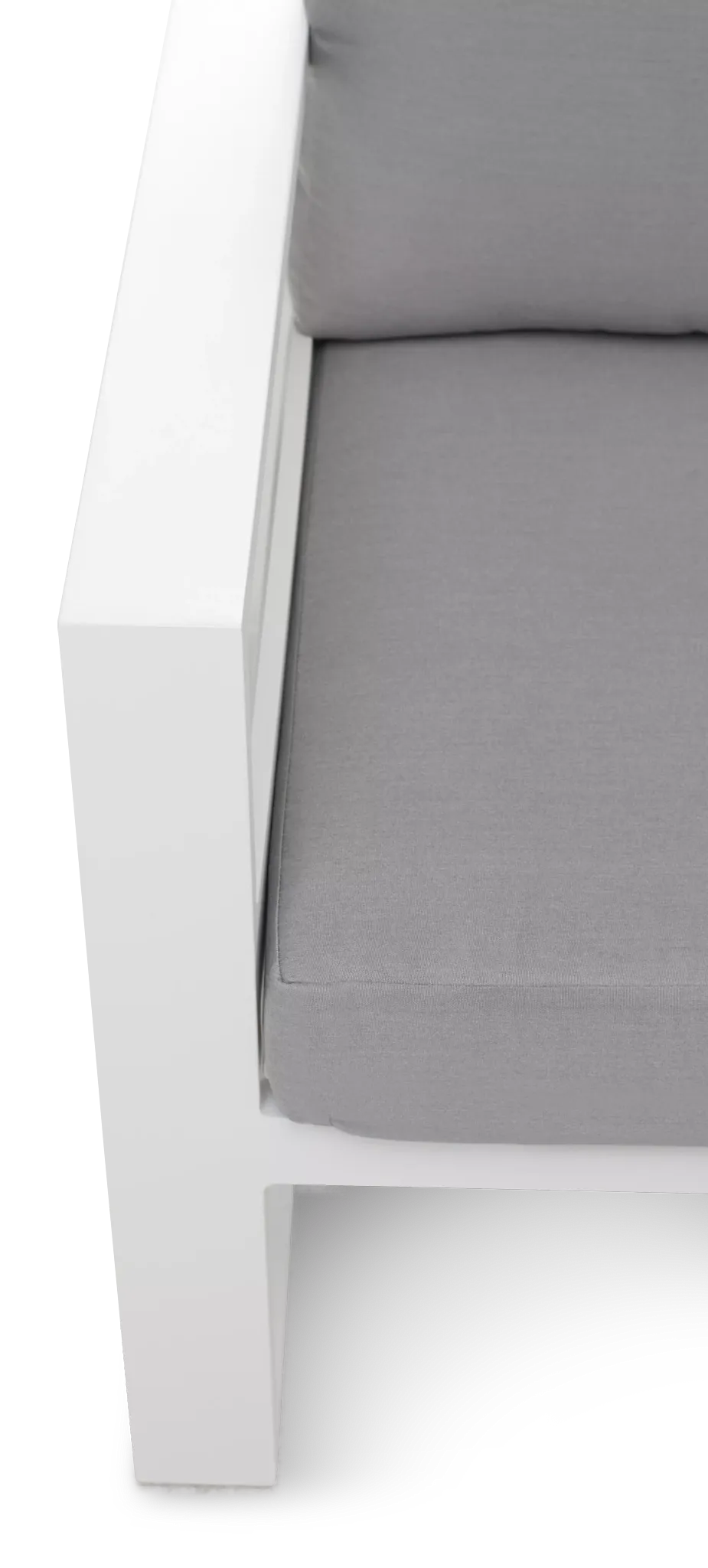 Lisbon Gray Aluminum Small Right Sectional