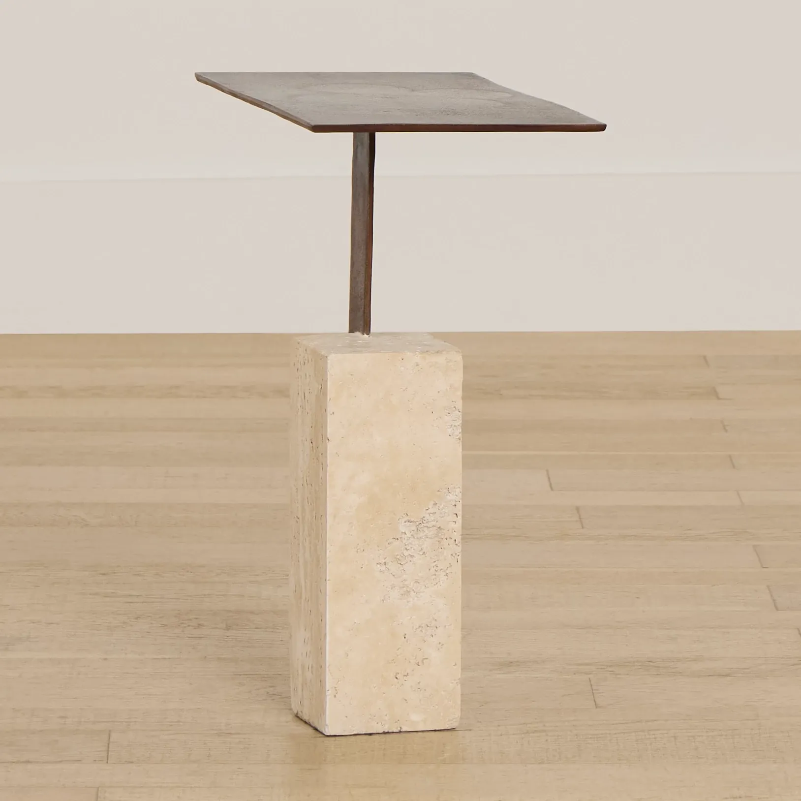 Blayne Bronze Metal Accent Table