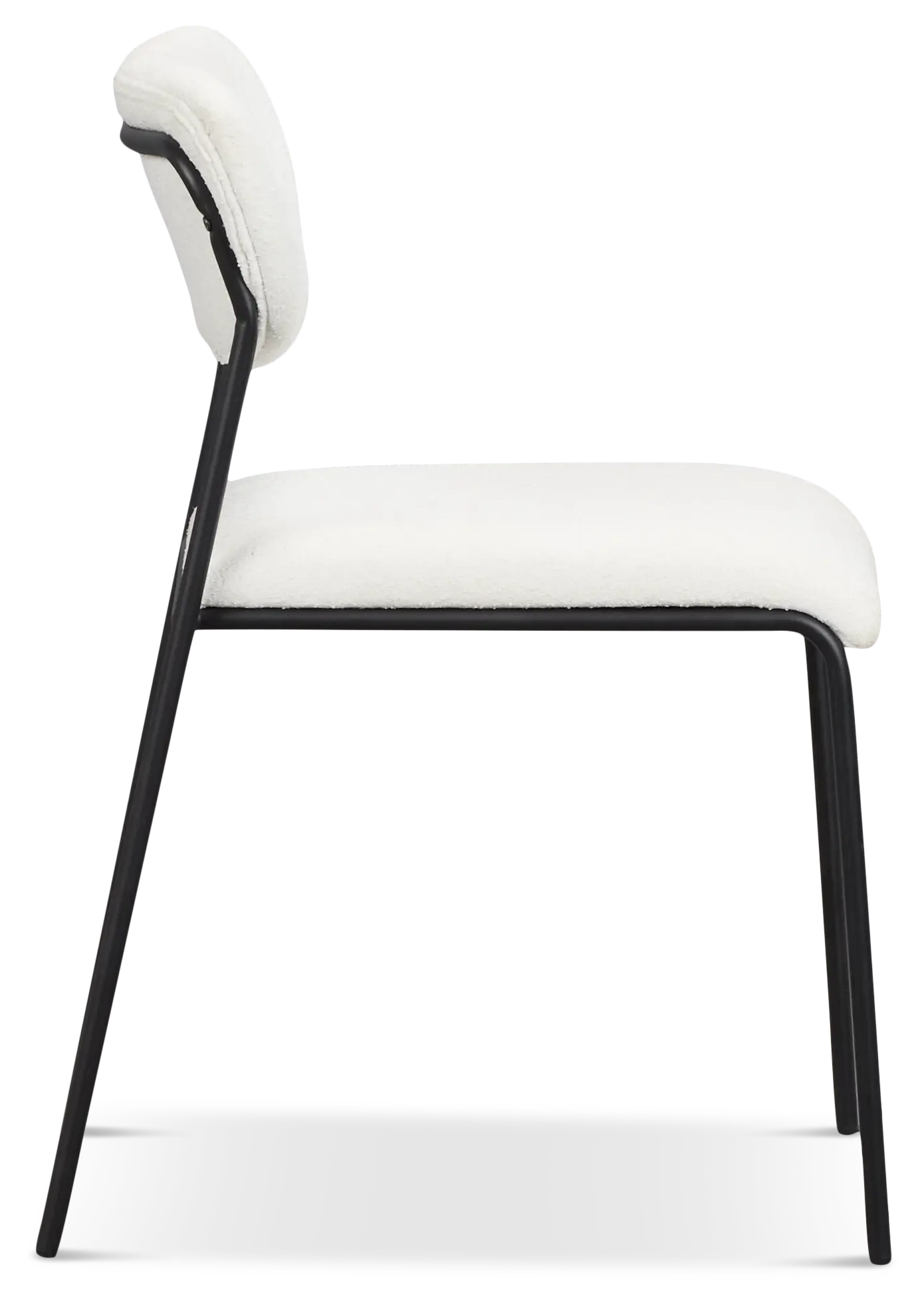 Lynden White Metal Upholstered Side Chair Lynden White Metal Upholstered Side Chair