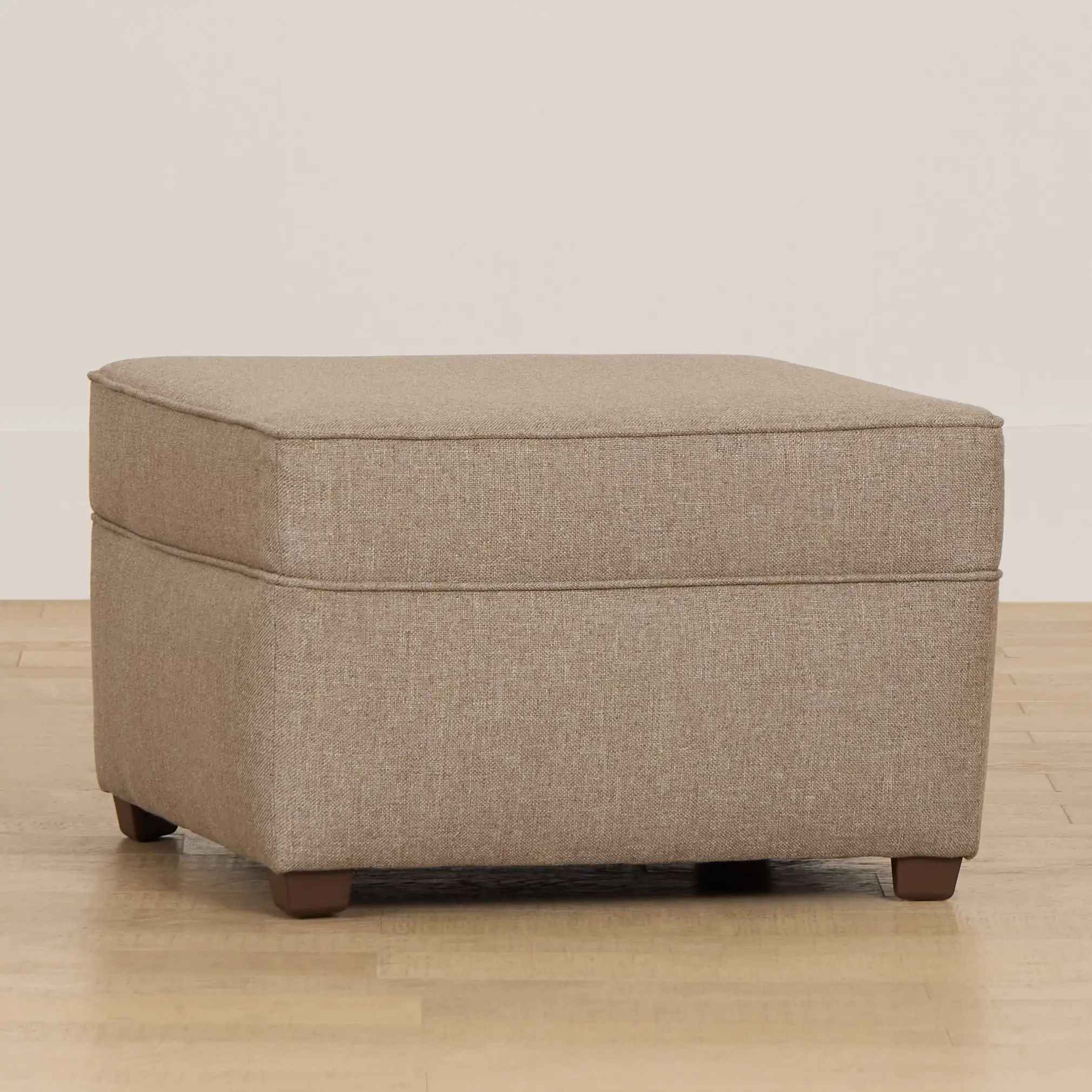 Tate Brown Fabric Ottoman Tate Brown Fabric Ottoman