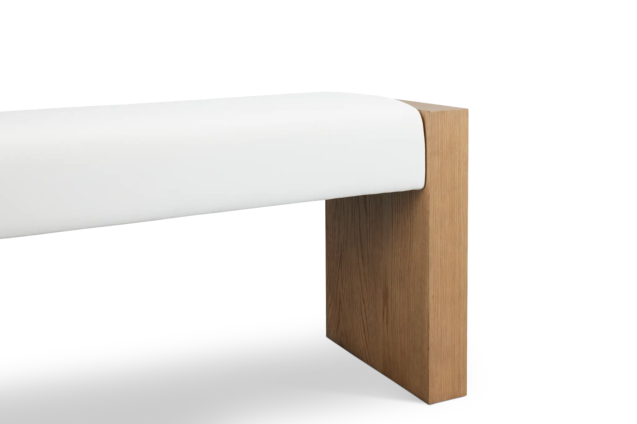 Haven White Uph Plank Dining Bench Haven White Uph Plank Dining Bench