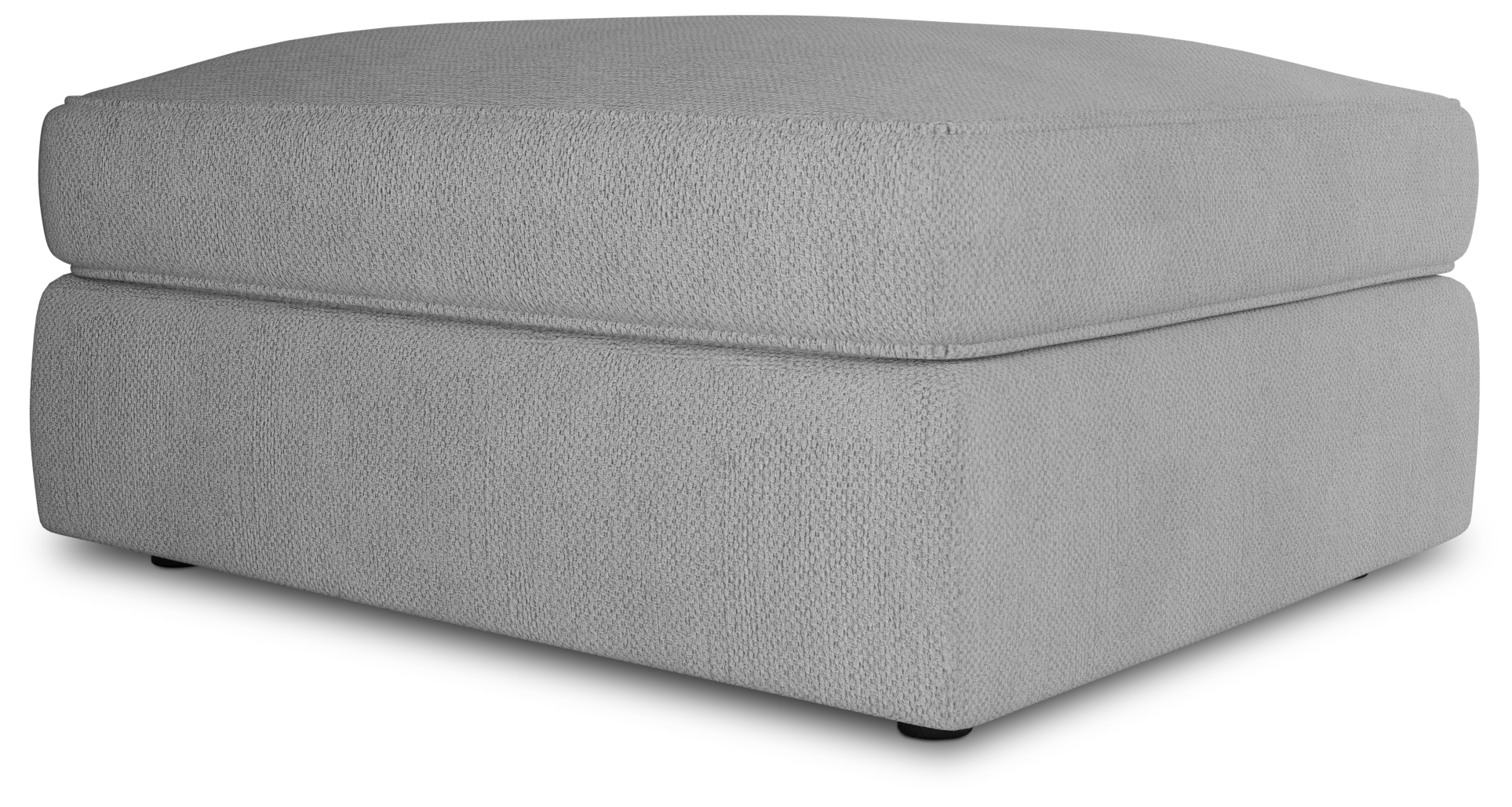 Siesta Revenue White Fabric Ottoman