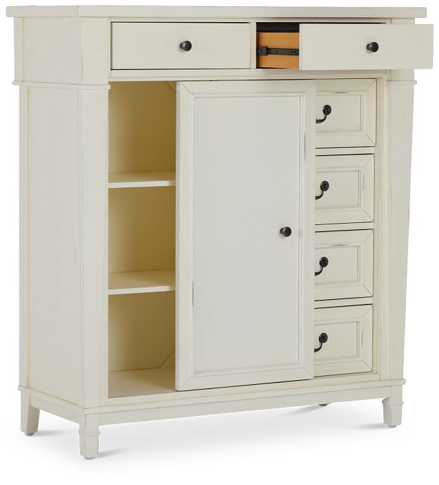 Stoney White Door Chest
