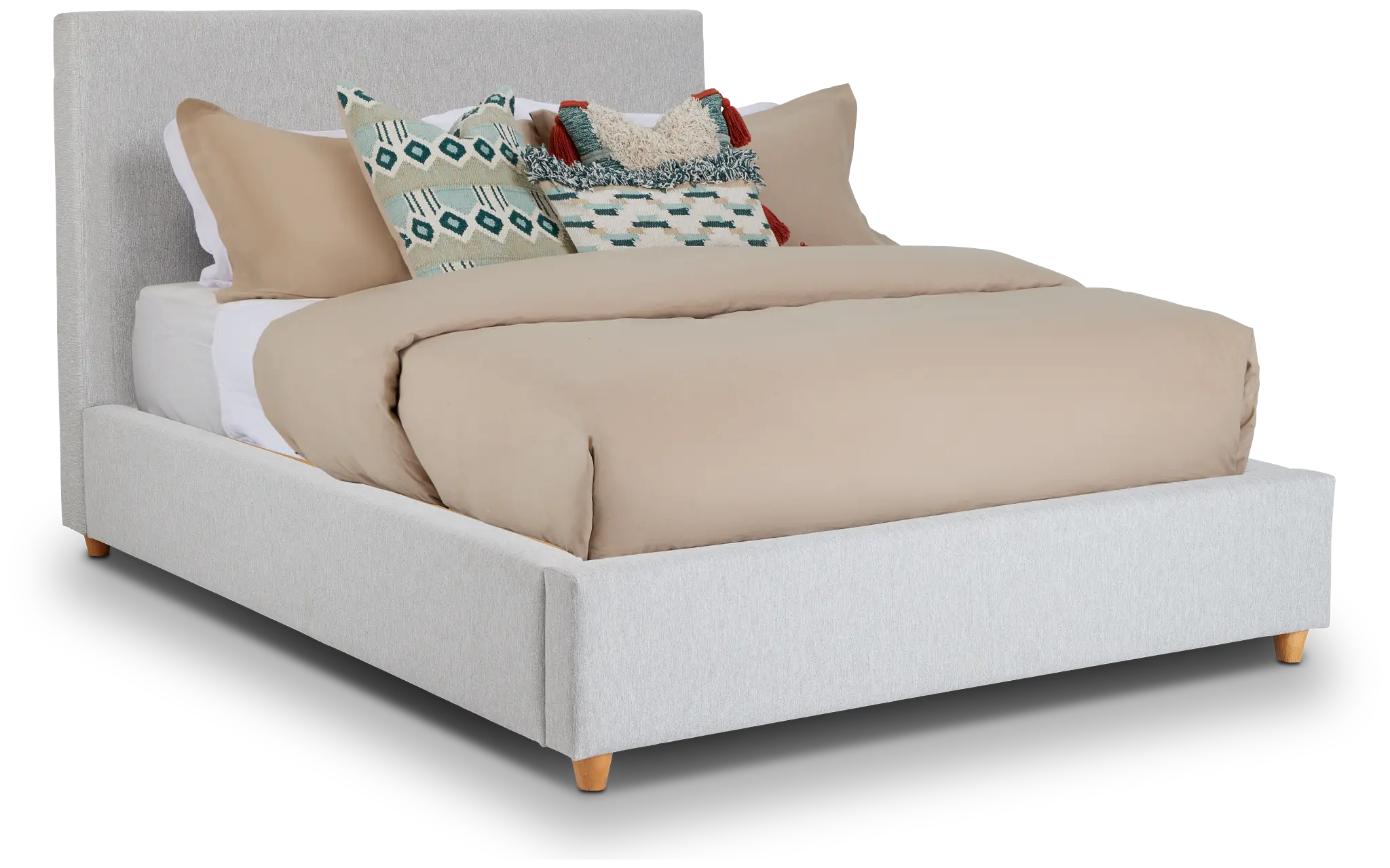 Chelsea Light Gray Uph Platform Bed Chelsea Light Gray Uph Platform Bed