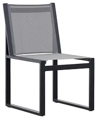 Linear2 Dark Gray Aluminum Sling Chair