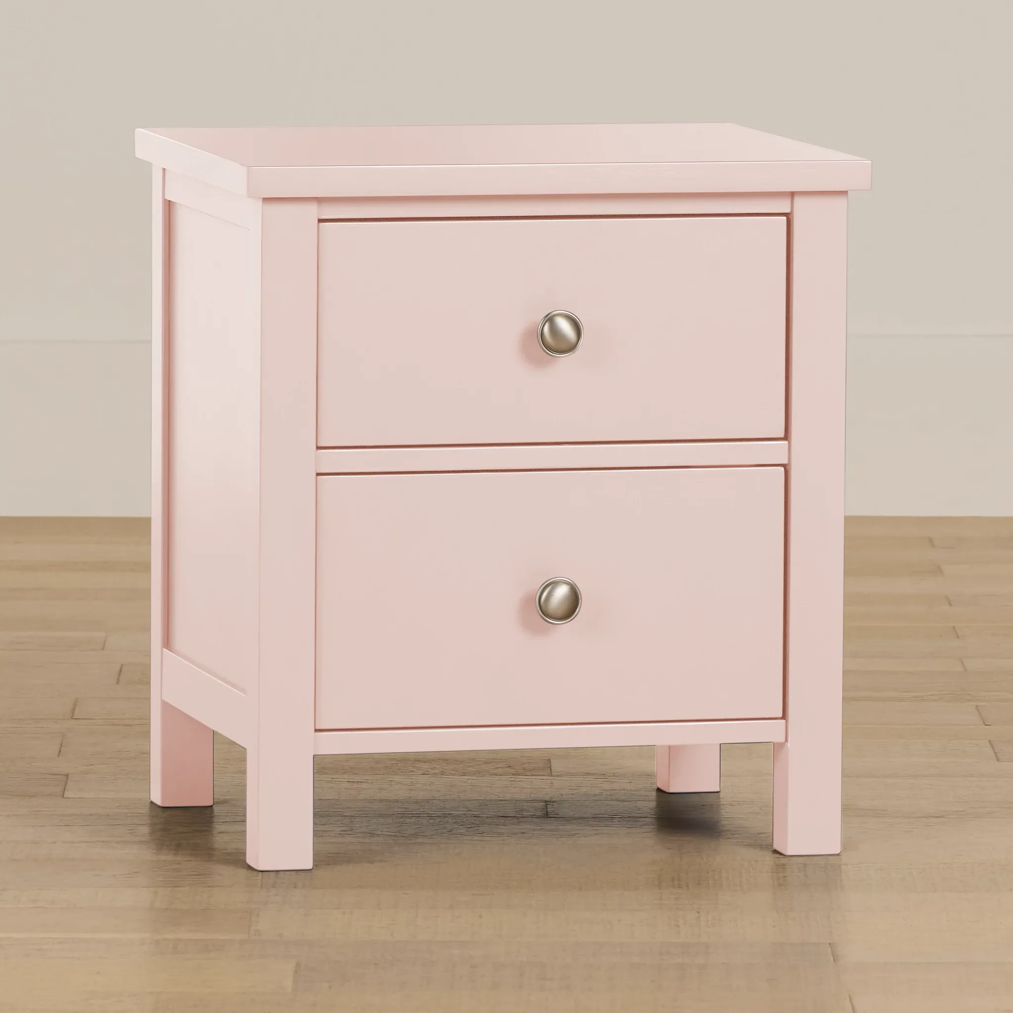 Charleston Pink 2-drawer Nightstand