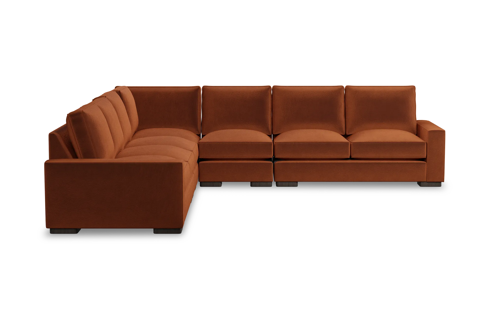 Edgewater Joya Orange Large Two-arm Sectional