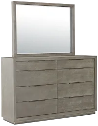Madden Light Tone Dresser & Mirror