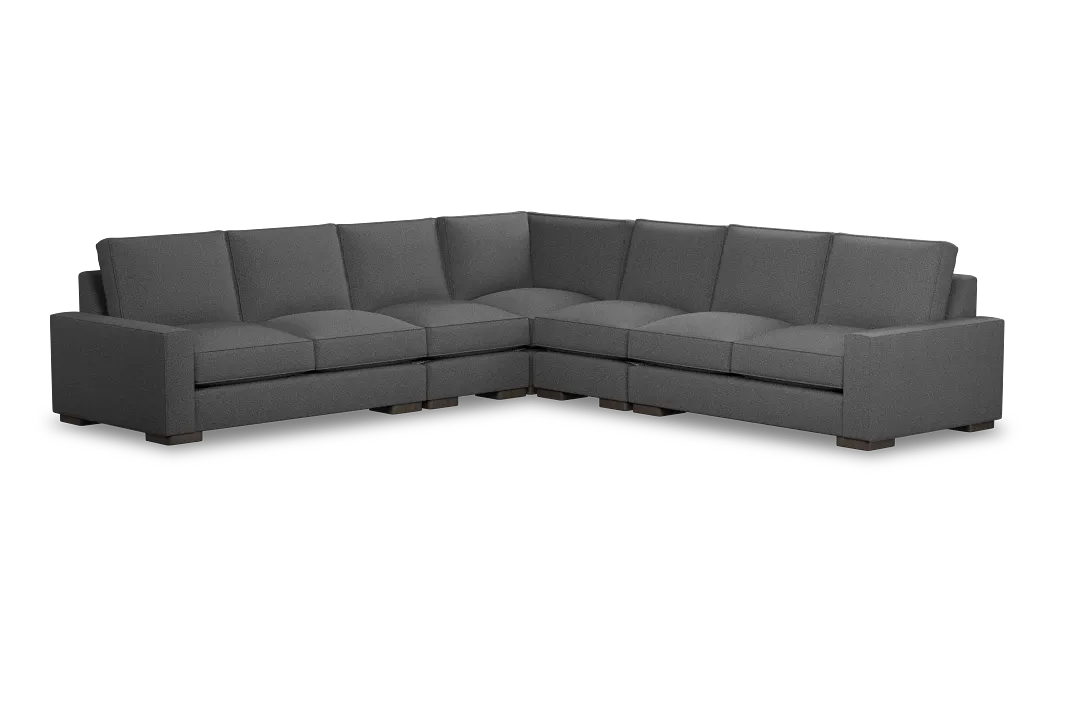 Edgewater Delray Dark Gray Large Two-arm Sectional
