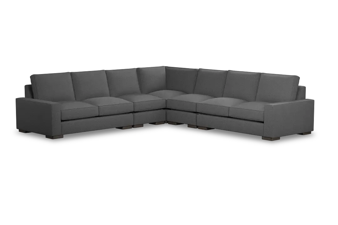 Edgewater Delray Dark Gray Large Two-arm Sectional Edgewater Delray Dark Gray Large Two-arm Sectional