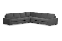 Edgewater Delray Dark Gray Large Two-arm Sectional