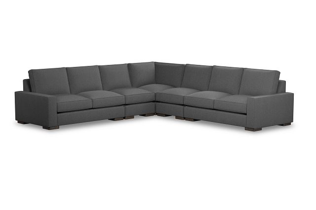 Edgewater Delray Dark Gray Large Two-arm Sectional