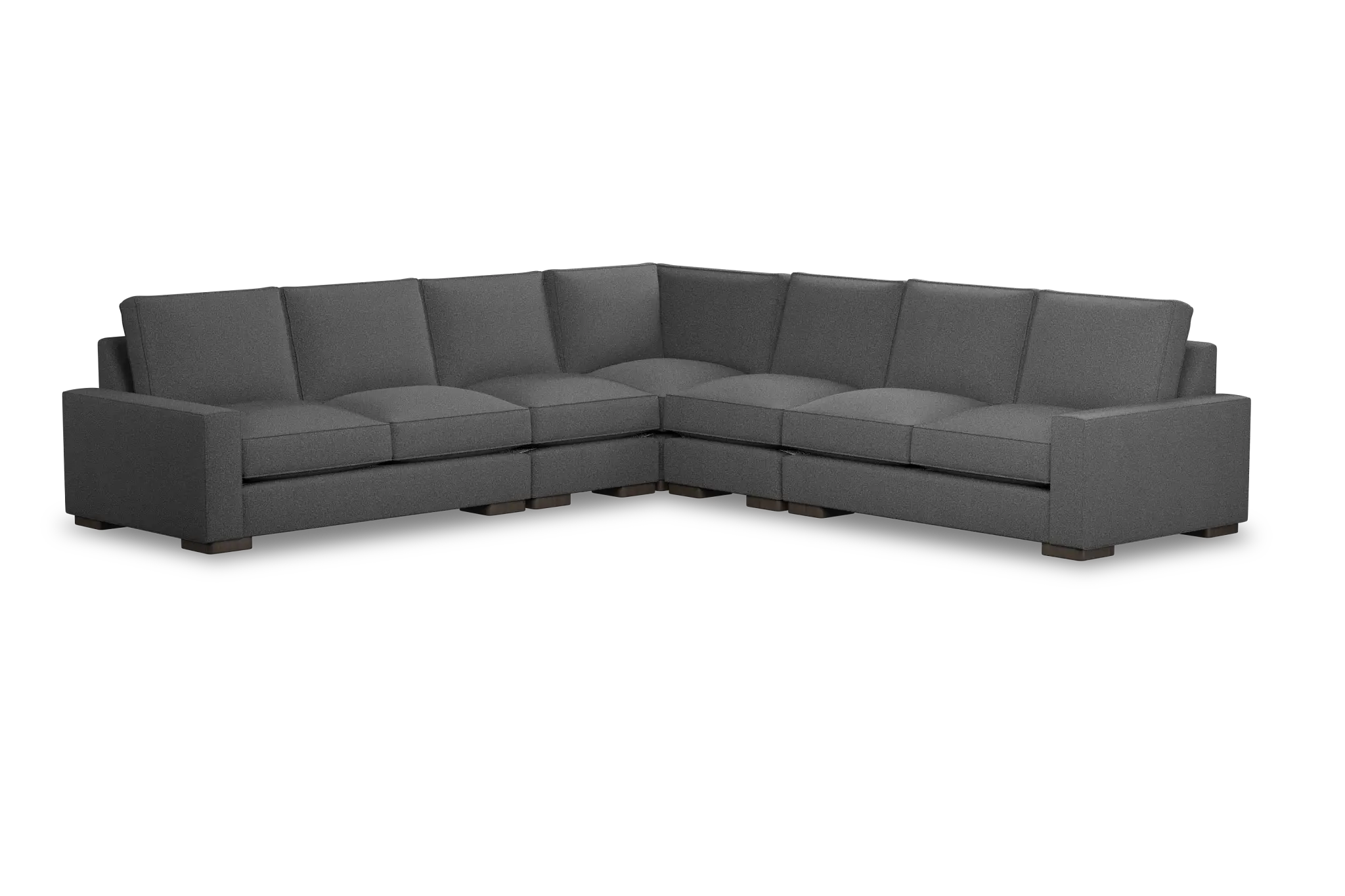 Edgewater Delray Dark Gray Large Two-arm Sectional Edgewater Delray Dark Gray Large Two-arm Sectional