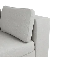 Destin Sutton Gray Fabric Corner Chair