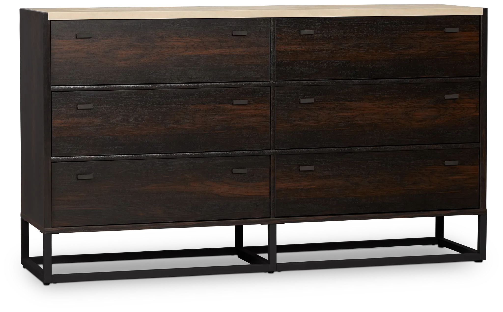 Perry Dark Tone Stone Dresser