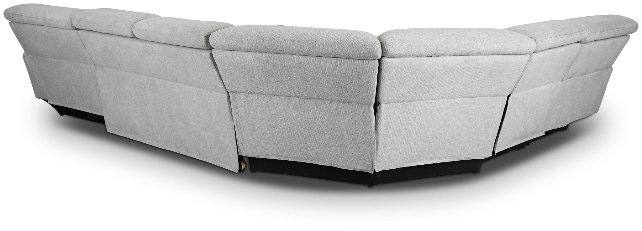 Callum Light Gray Storage Small Right Dual Power Chaise Sleeper Sectional Callum Light Gray Storage Small Right Dual Power Chaise Sleeper Sectional