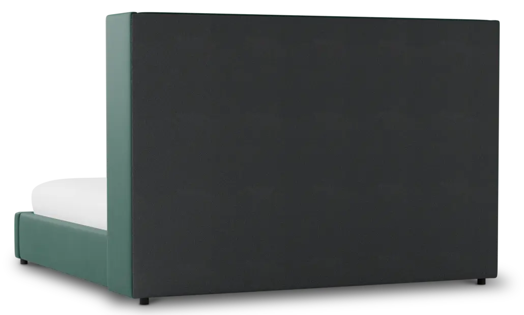 Captiva Joya Green 60" Upholstered Shelter Bed Captiva Joya Green 60" Upholstered Shelter Bed