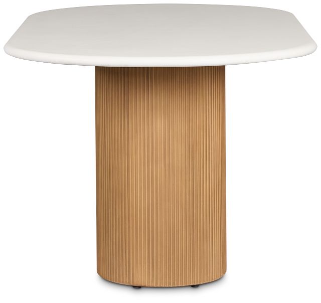 Bryant White Oval Table