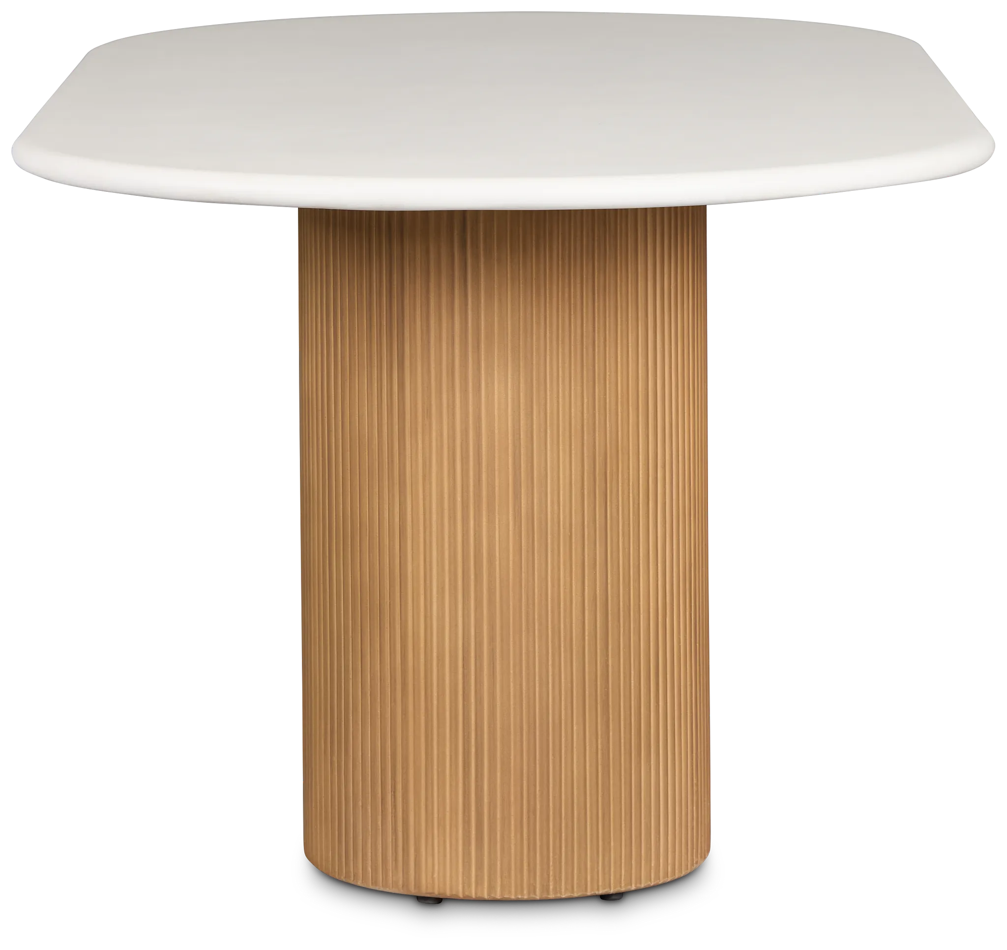 Bryant White Oval Table