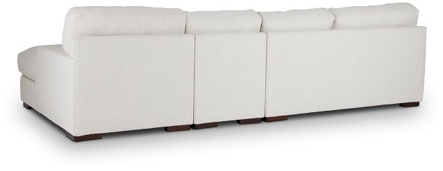 Veronica White Down Small Right Chaise Sectional