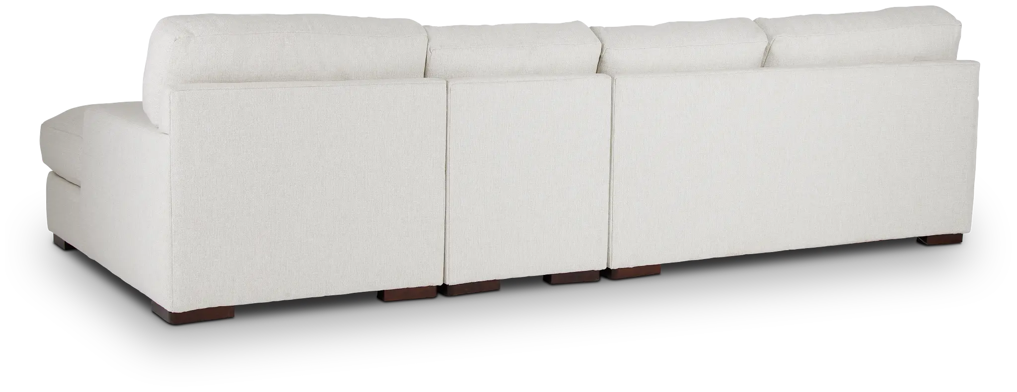 Veronica White Down Small Right Chaise Sectional Veronica White Down Small Right Chaise Sectional