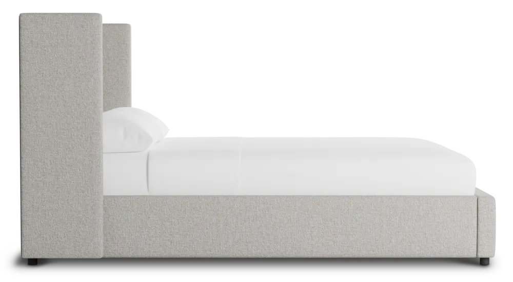 Captiva Elavation Khaki 48" Upholstered Shelter Bed