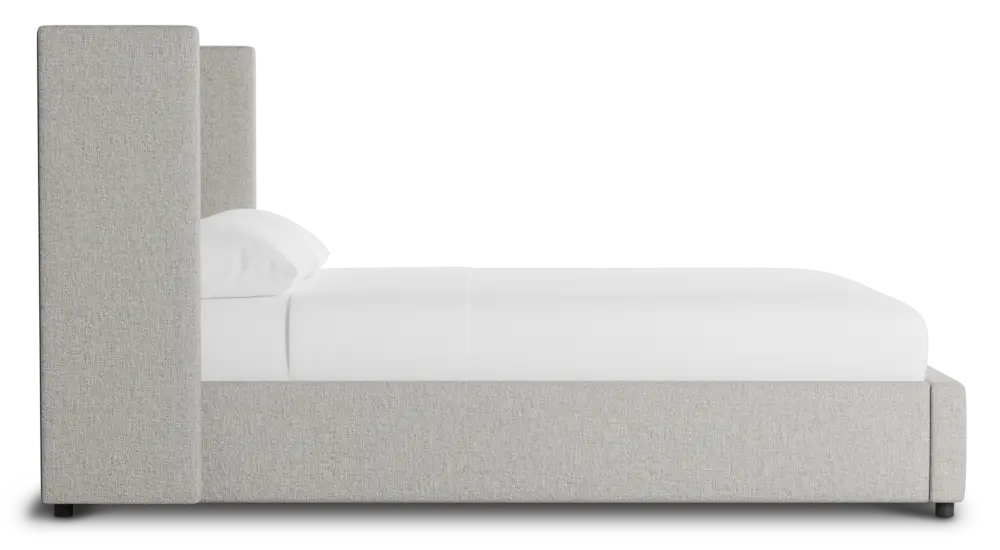 Captiva Elavation Khaki 48" Upholstered Shelter Bed Captiva Elavation Khaki 48" Upholstered Shelter Bed