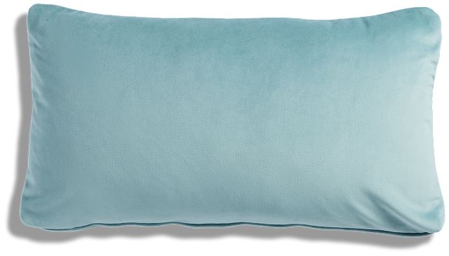 Reign Light Blue Lumbar Accent Pillow