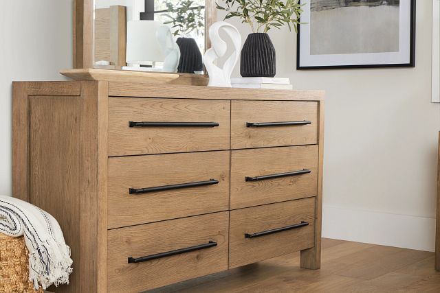 Tahoe Light Tone Dresser & Mirror