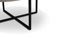 Harlan Gray Round End Table