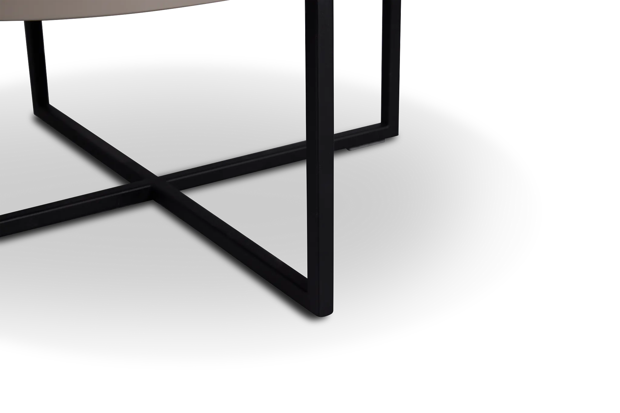 Harlan Gray Round End Table