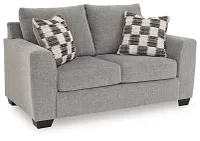 Loreo Light Gray Micro Loveseat
