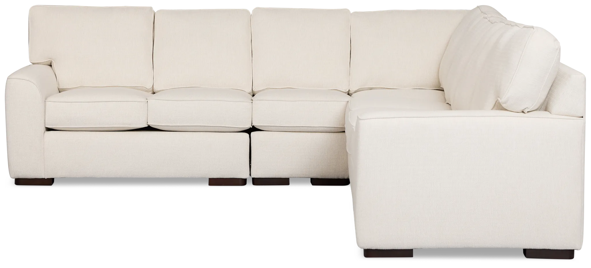 Sinclair Light Beige Fabric Large Two-arm Sectional