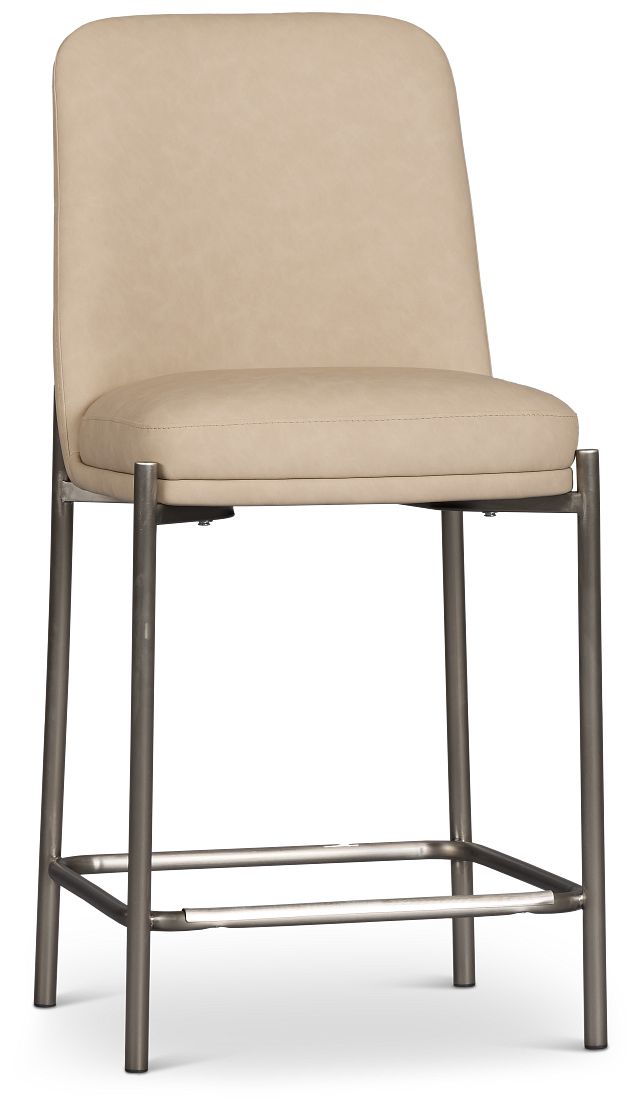 Avondale Taupe 24" Upholstered Barstool