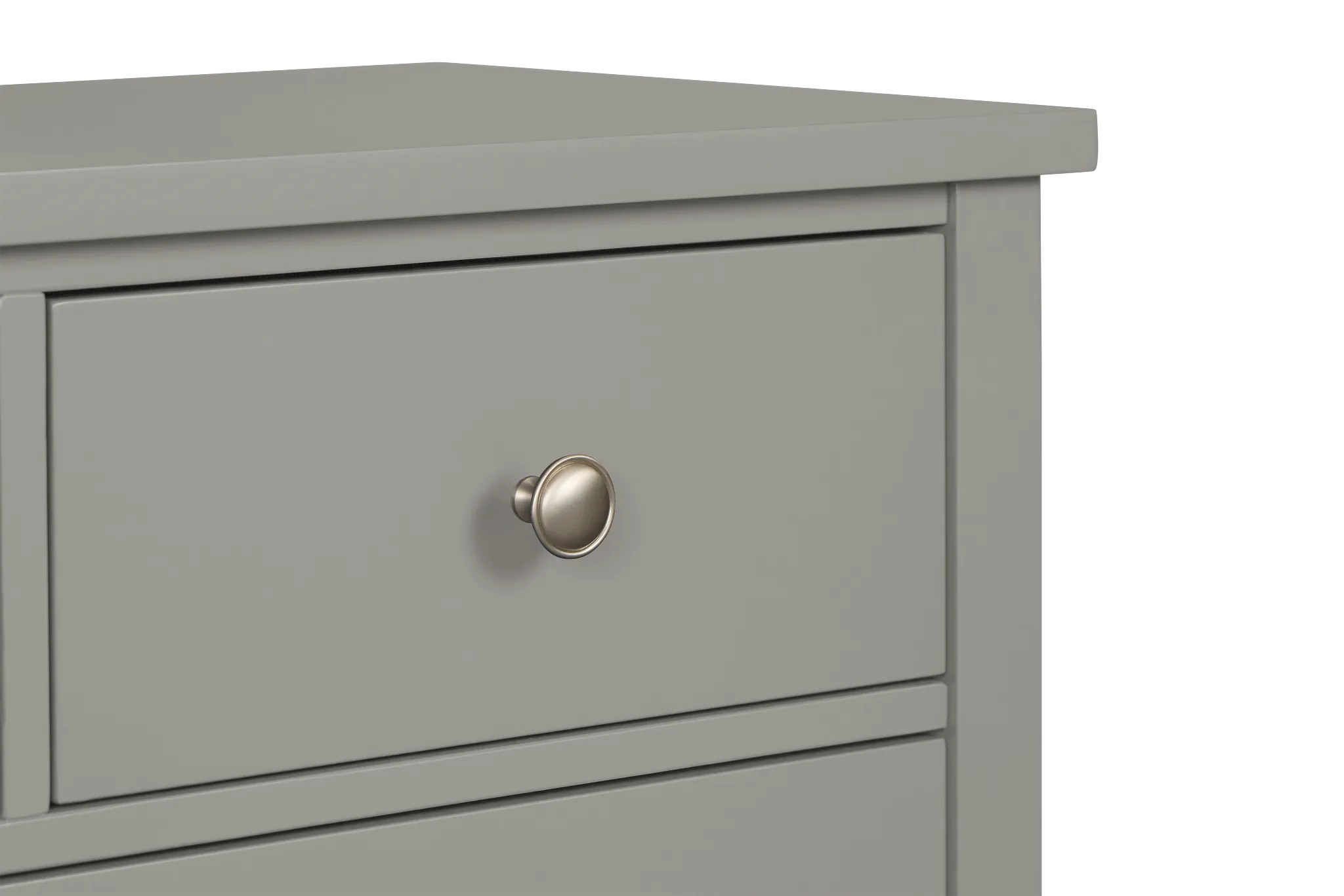 Charleston Gray 2-drawer Nightstand