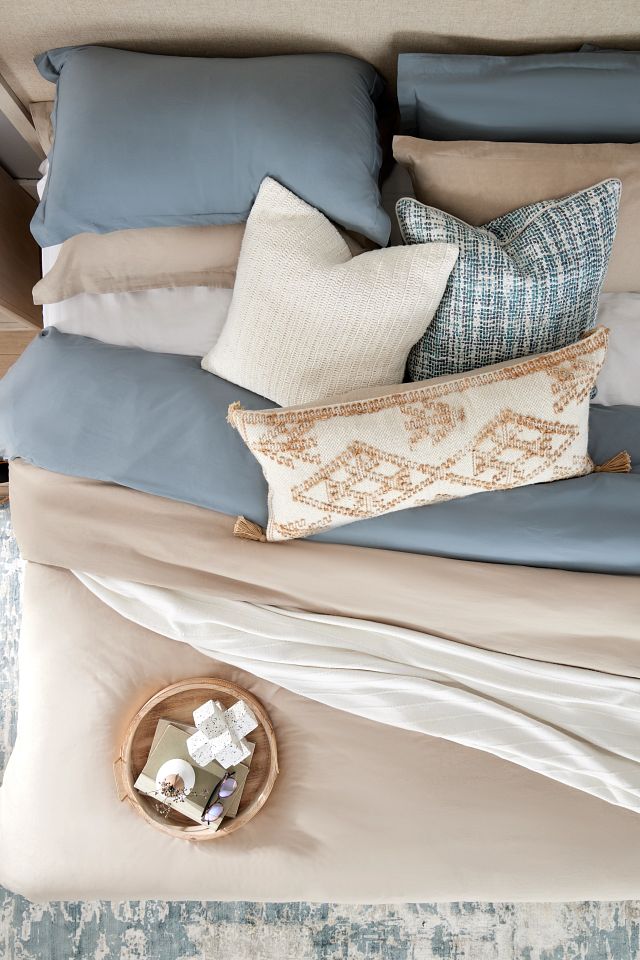 Marseilles Light Tone Panel Bed