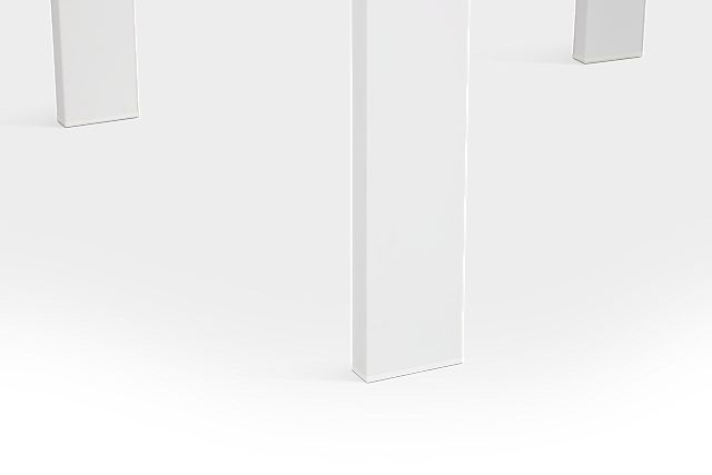 Sunrise White 35" Square Table