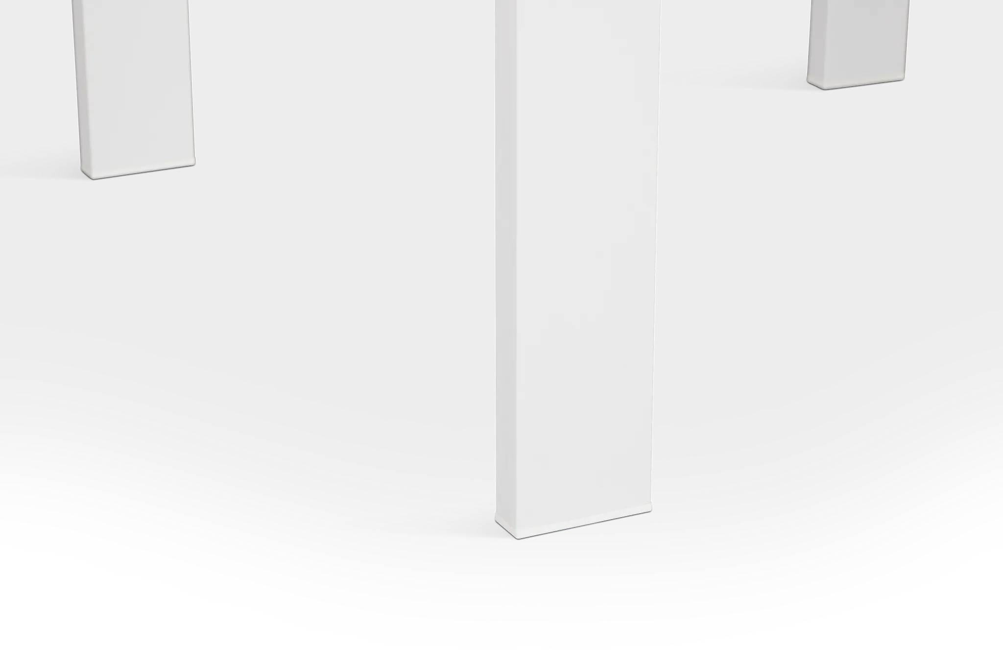 Sunrise White 35" Square Table