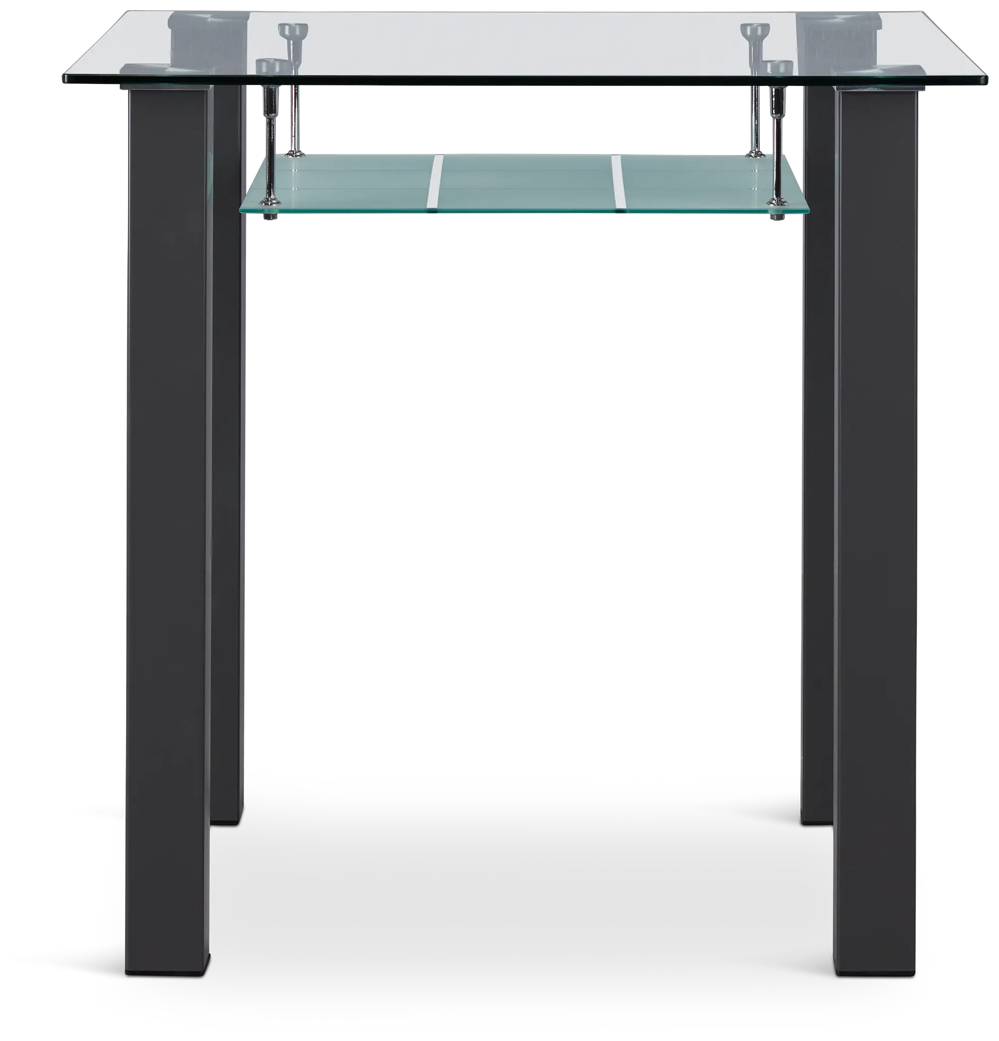 Vienna Dark Gray Glass Square High Dining Table Vienna Dark Gray Glass Square High Dining Table