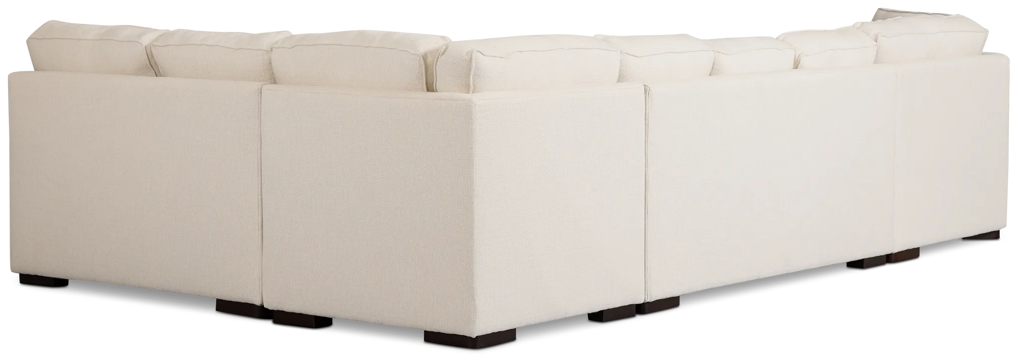 Sinclair Light Beige Fabric Left Cuddler Innerspring Sleeper Sectional