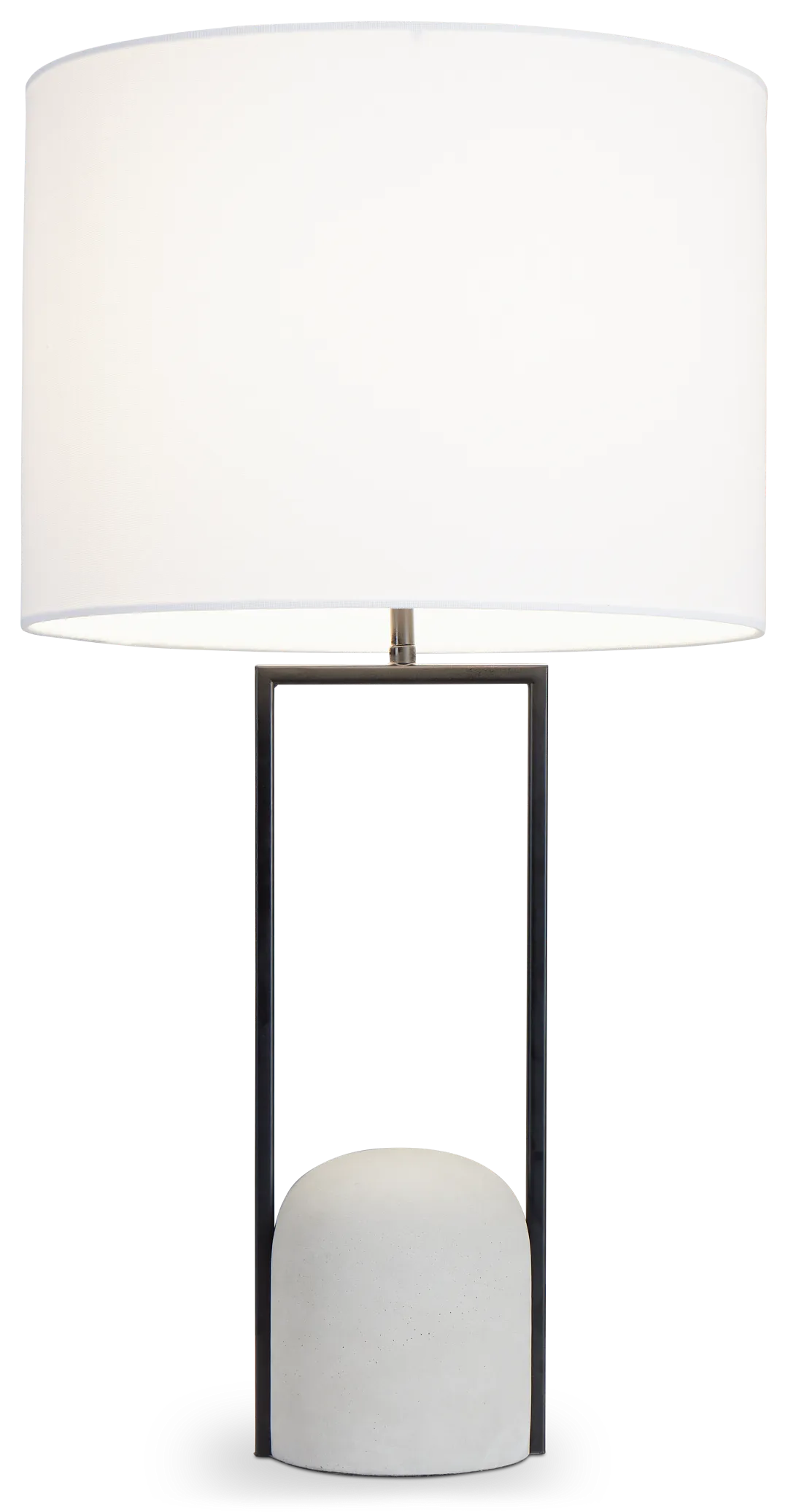 Kasano Gray Cement Table Lamp