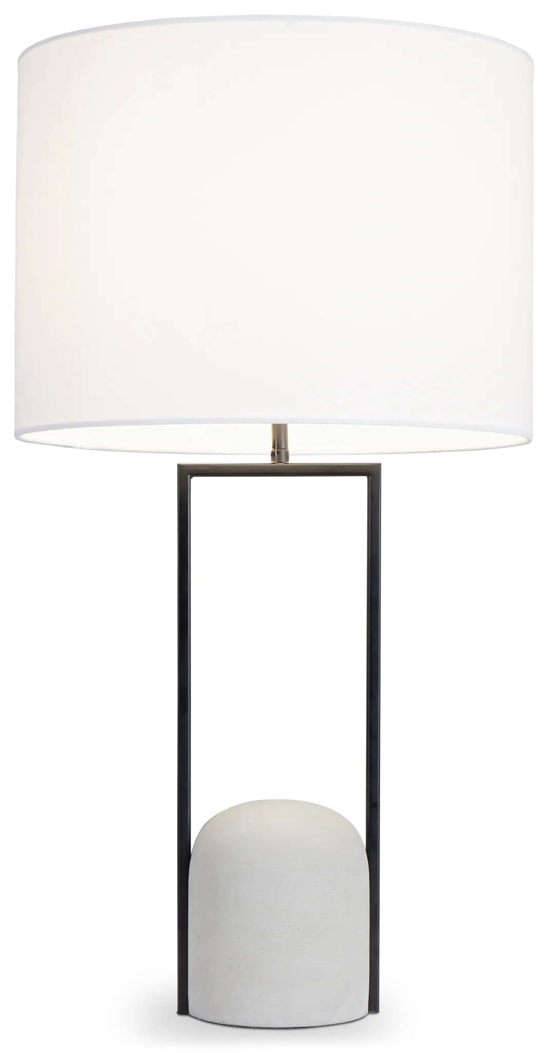 Kasano Gray Cement Table Lamp